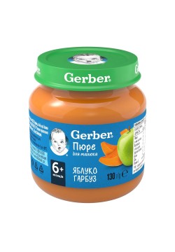 Пюре яблуко і гарбуз Gerber 130г 1227245