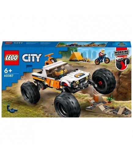 Конструктор LEGO City Пригоди на позашляховику 4x4 252дет 60387