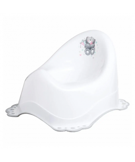 Горшок Maltex Bear Chamber pot with anti slip rubber 4064_60 white 681177