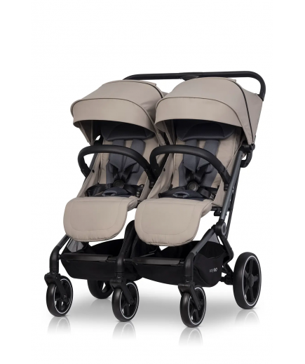 Коляска для двійні Euro-Cart Echo 2024 EGECB24-02 beige