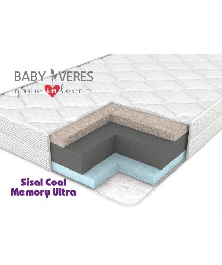 Матрац підлітковий Верес Sisal Coal Memory Ultra 160х80х14см 52.44.02 Матрац підлітковий Верес Sisal Coal Memory Ultra 160х80х14см 52.44.02
