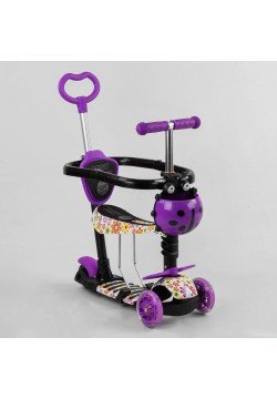 Самокат Best Scooter 3-х колісний з ручкою i бампером 5в1 S4394