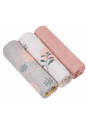 Пеленальний набір Lionelo Bamboo Set Leaf 3шт LO-BAMBOO SET LEAF