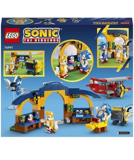 Конструктор Lego Sonic Майстерня Тейлз і літак Торнадо 376дет 76991