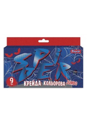 Крейда кольорова 1Вересня Spider 9шт 400410 - 