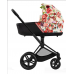 Коляска універсальна (люлька) Cybex Priam 4.0 Spring Blossom Light/Matt Black 522000771/1