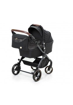 Коляска універсальна 2в1 Pote luxmom 2025 Black ptlux/b