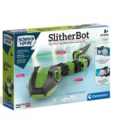 Конструктор Clementoni Робот SlitherBot 40дет 75054 Конструктор Clementoni Робот SlitherBot 40дет 75054