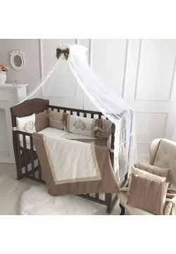 Постільний комплект Маленька Соня Royal 6од 26001 Chocolate
