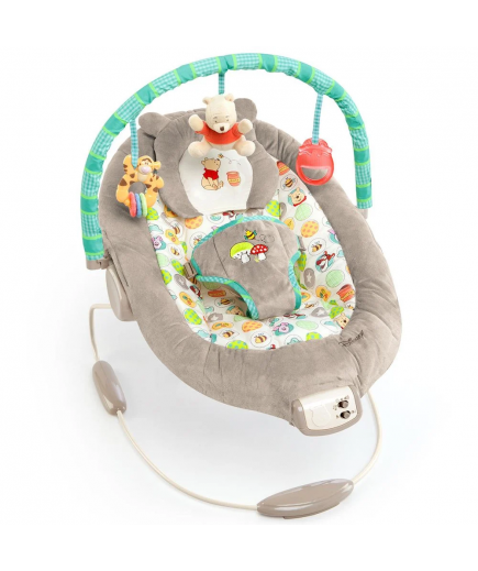 Шезлонг Bright Starts Winnie The Pooh Dots Hunny Pots 60256 Шезлонг Bright Starts Winnie The Pooh Dots Hunny Pots 60256