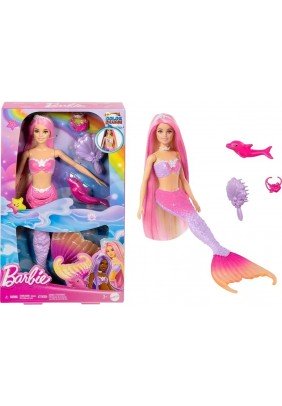 Кукла Barbie Русалочка Цветная магия HRP97 - 