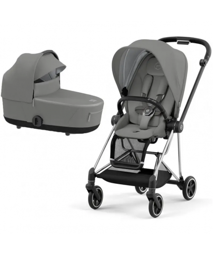 Коляска універсальна 2в1 Cybex Mios 4.0 Mirage Grey/Chrome Black 523000929/2