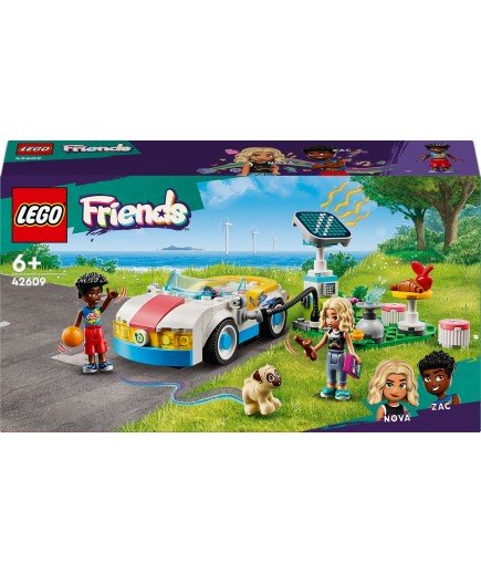 Конструктор Lego Friends Електромобіль і зарядний пристрій 170дет 42609 Конструктор Lego Friends Електромобіль і зарядний пристрій 170дет 42609