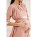 Комплект для вагітних та годування (нічна сорочка+халат) 42-48 Tobe 4299041 -рожевий