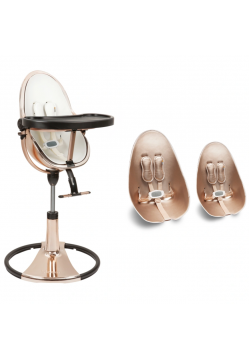 Стільчик для годування Bloom Fresco Rose Gold/Rose Gold+rose gold U10515-GRB\\E10516-RGL