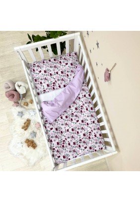 Змінний комплект Маленька Соня Baby Mix Лілові квіти 3од 0391601 - 