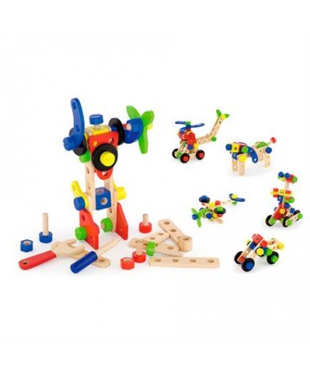 Конструктор дерев'яний Viga Toys 68дет 50382 Конструктор дерев'яний Viga Toys 68дет 50382