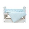 Постільний комплект Twins Cotton 7ел 4077-TC-04 blue