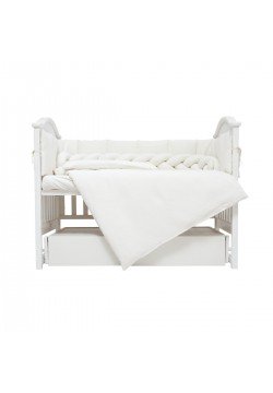 Постільний комплект Twins Cotton 7ел 4077-TC-202 ecru