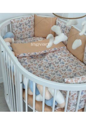Постільний комплект IngVart Зайченята з персиковим кольором 6од 42400-2 - 