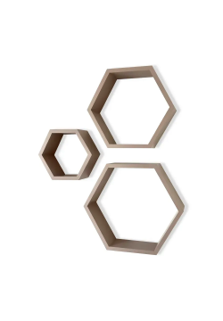 Настінні полички Royal Sleep Honeycombs 2823 Какао