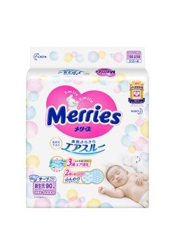 Підгузники Merries newborn 90шт 563791