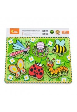 Рамка-вкладиш Viga Toys Комахи 56437