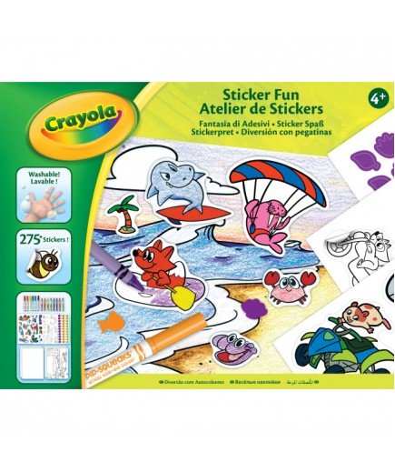 Набір для творчості з наліпками Crayola 256278.006 Набір для творчості з наліпками Crayola 256278.006