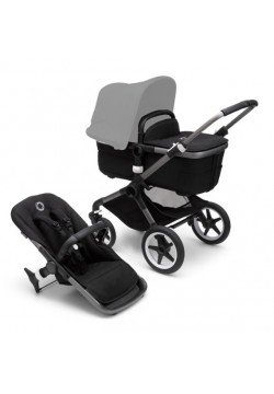 Коляска універсальна 2в1 Bugaboo Fox 3 без капюшона Graphite/Midnight Black 2306010040