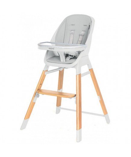 Стільчик для годування ESPIRO SENSE 27 WHITE GRAY SENSE 27 Стільчик для годування ESPIRO SENSE 27 WHITE GRAY SENSE 27