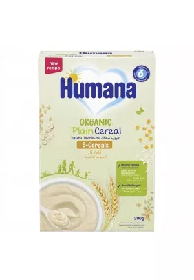 Каша безмолочна 5 злаків Humana 200г 602682