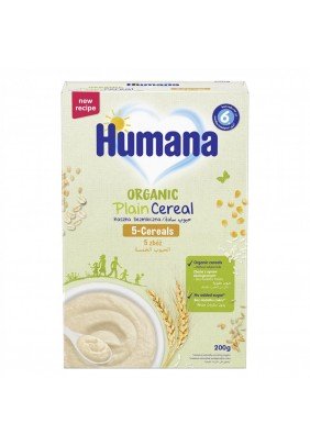 Каша безмолочна 5 злаків Humana 200г 602682