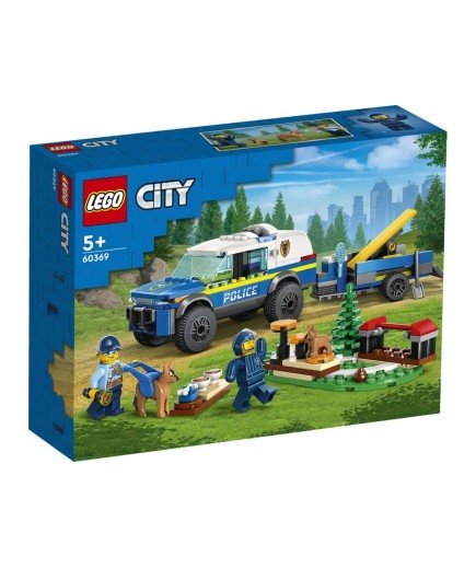 Конструктор LEGO City Мобільний майданчик для дресирування поліцейських собак 197дет 60369 Конструктор LEGO City Мобільний майданчик для дресирування поліцейських собак 197дет 60369