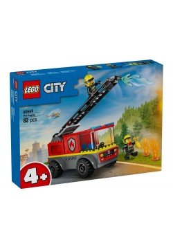 Конструктор Lego City Пожежна машина з драбиною 82дет 60463