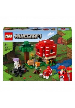 Конструктор Lego Minecraft Грибной дом 272дет 21179