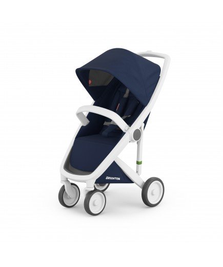 Коляска прогулянкова Greentom Classic GCBW-2 Blue-White Коляска прогулянкова Greentom Classic GCBW-2 Blue-White