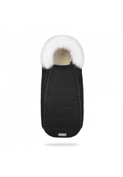 Конверт Dorechi Baby XS Овчина 1930О Black з опушкою