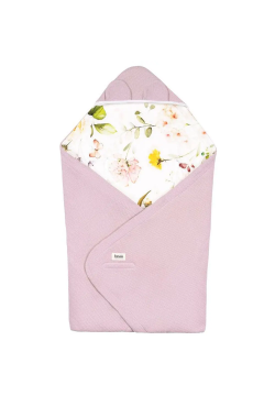 Ковдра Lionelo Travel Swaddle Blanket pink flower LO-TRAVEL SWADDLE BLANKET PINK FLOWER