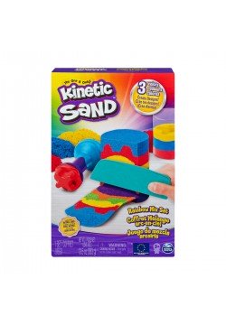 Набір піску з формочками Kinetic Sand Веселковий мікс 71474