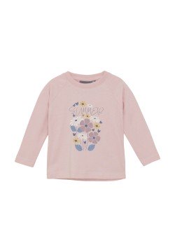 Футболка довг.рук."Квіти"дівчинка Colorkids 741968 рожевий