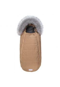 Конверт Dorechi Baby XS Флiс 1882 FО Beige з опушкою