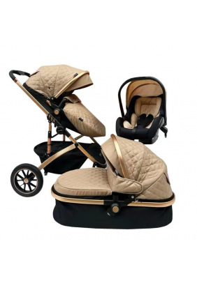 Коляска-трансформер 3в1 Maxibaby IQ 90878 Beige