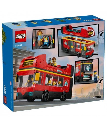 Конструктор Lego City Червоний двоповерховий автобус 384дет 60407