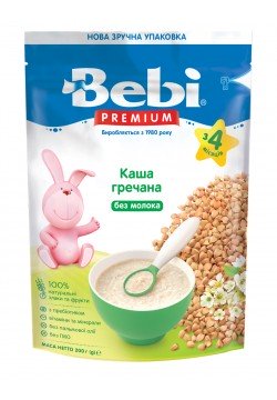 Каша Bebi Преміум гречана 200г 1105040
