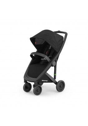 Коляска прогулянкова Greentom Classic GCBВ-3 Black-Black