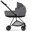 Коляска універсальна (колиска) Cybex Mios 4.0 Simply Flowers Grey/Matt Black 522000801/1-1