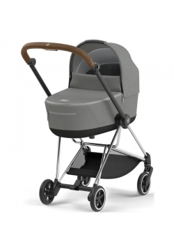 Коляска універсальна (колиска) Cybex Mios 4.0 Mirage Grey/Chrome Brown 523000929/3-1