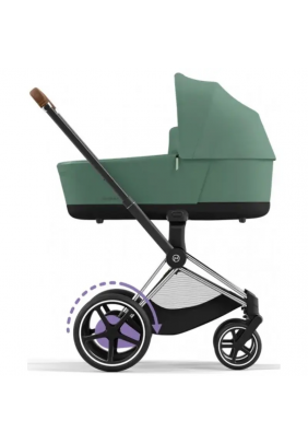 Коляска універсальна (люлька) Cybex e-Priam 4.0 Leaf Green/Chrome Brown 520020102LG/3-1 - 