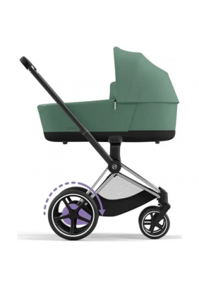 Коляска універсальна (люлька) Cybex e-Priam 4.0 Leaf Green/Chrome Black 520020102LG/2-1 - 