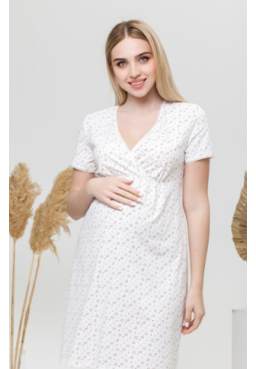 Нiчна сорочка для вагітних та годування XS-XL Юла мама ALISA LIGHT NW-1.4.7
